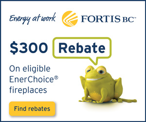 Okanagan Heating & Air Conditioning Fortis Furnace promotes Fortis BC water heater rebates!